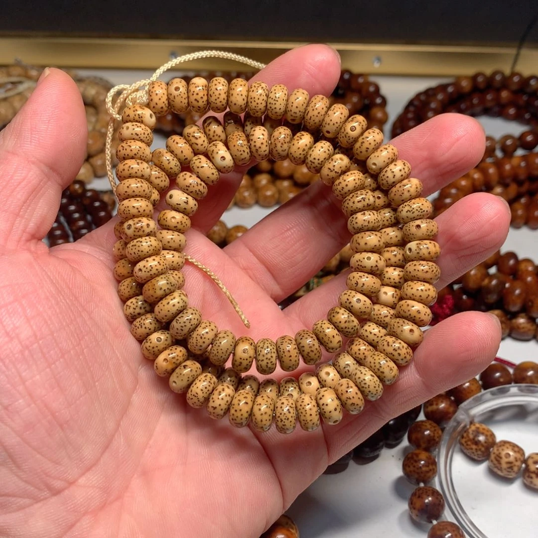 吊坠星月菩提陈化料94微倒角药片全品