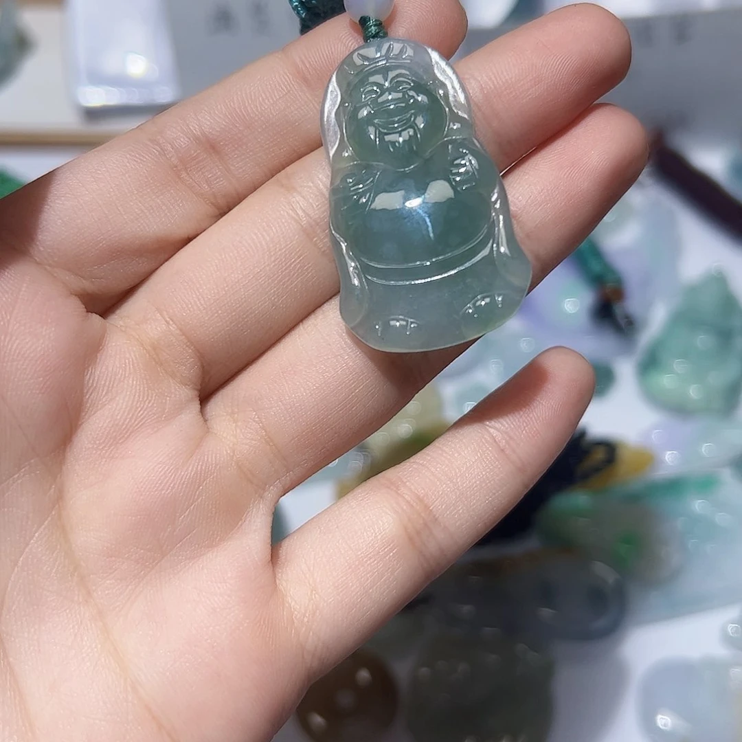 翡翠未镶嵌颈饰天然A货翡翠