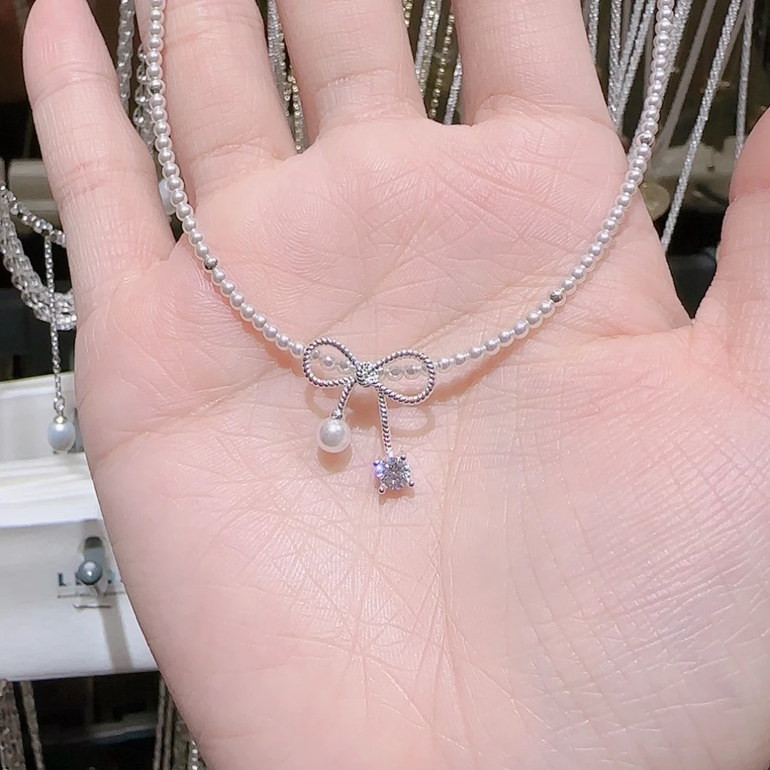 锆石铜合金925银项链