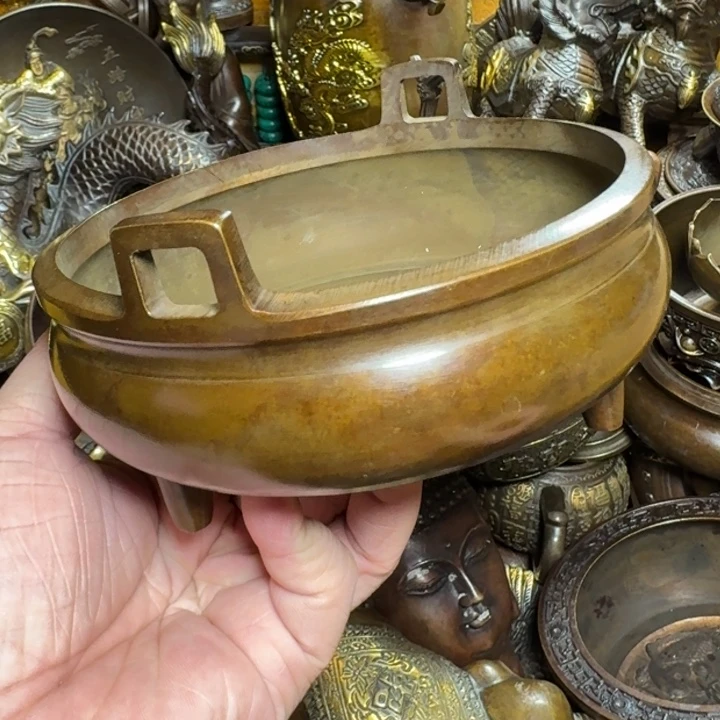 铜器摆件收收藏藏