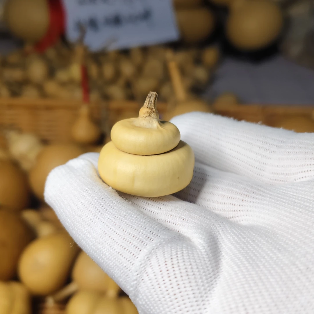 天然异形钱袋葫芦文玩手把件可盘玩摆件