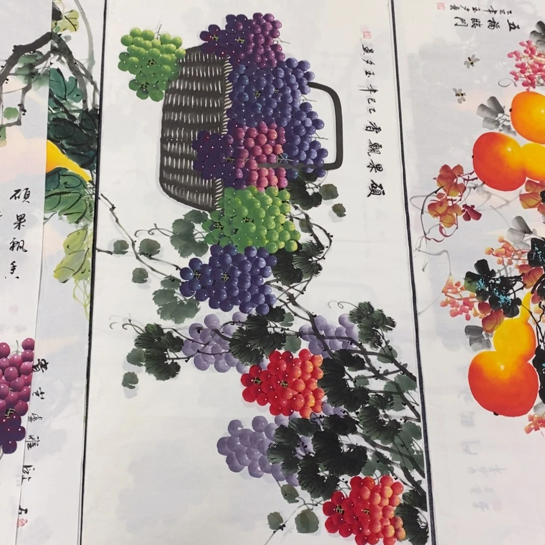 国画尺寸140✖️70四尺精品手绘画