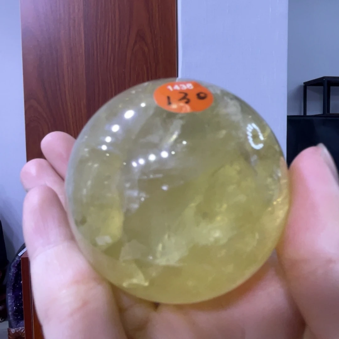 珠宝半成品水晶未镶嵌hh黄水晶c1438