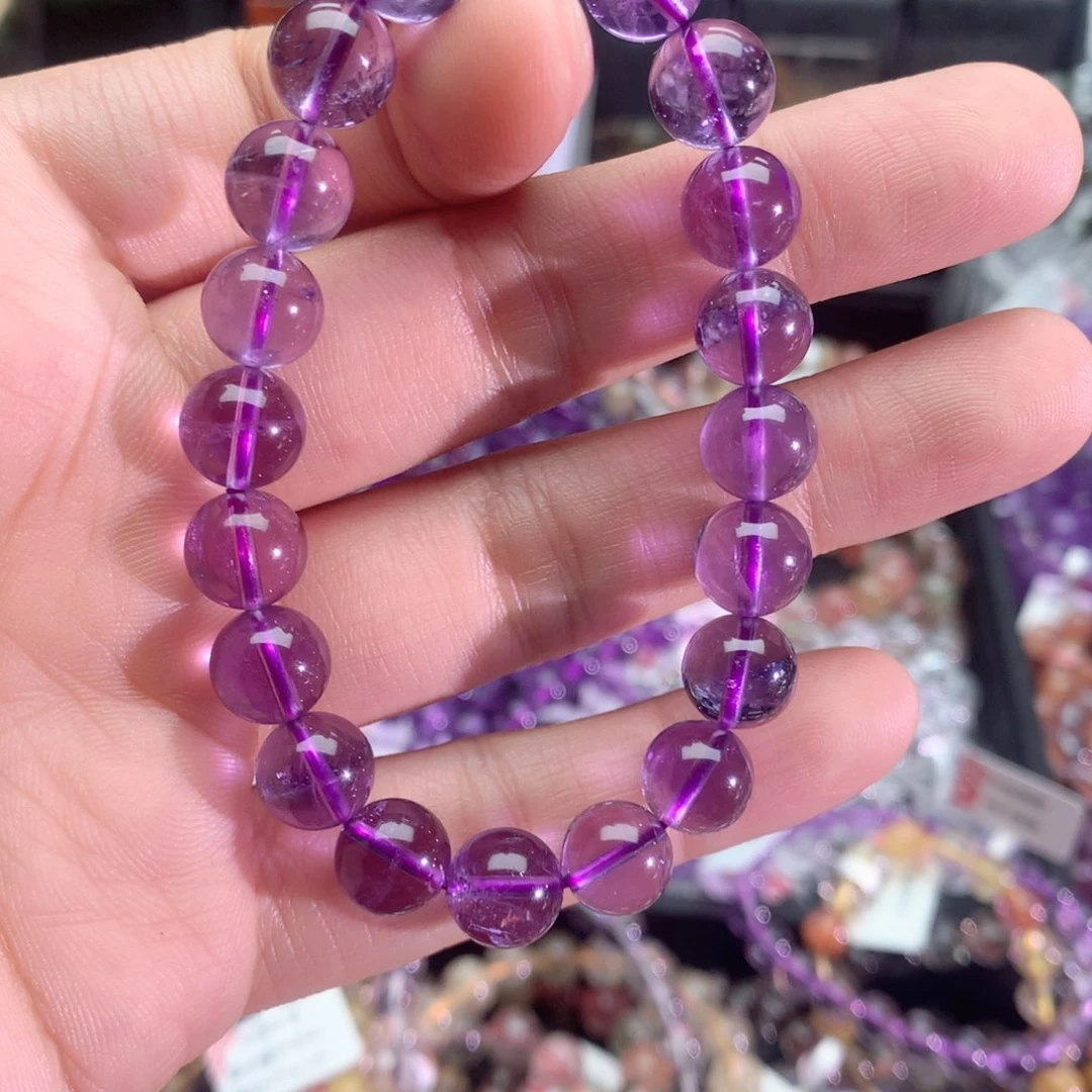 紫晶手链未镶嵌等****.巴西紫9