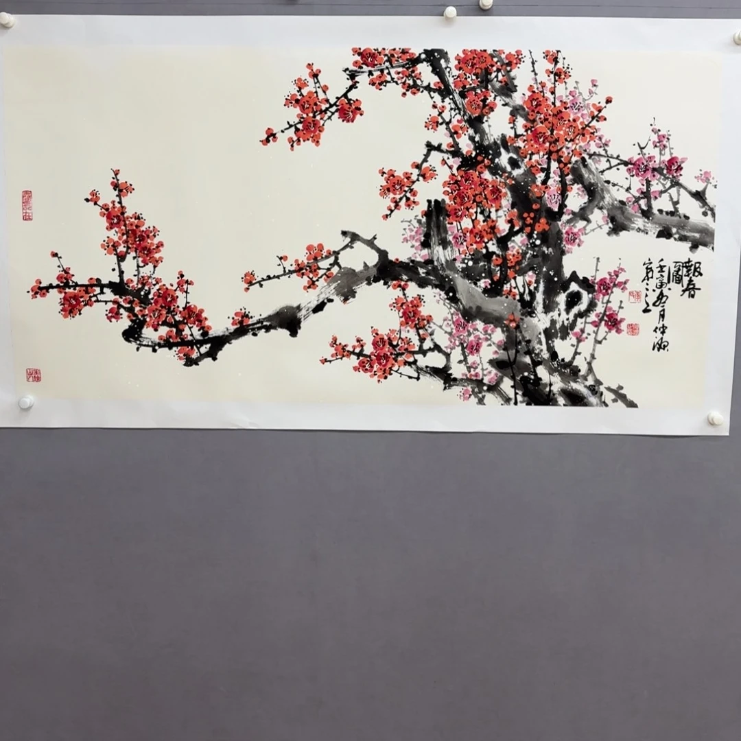 国画艺术家真人手绘