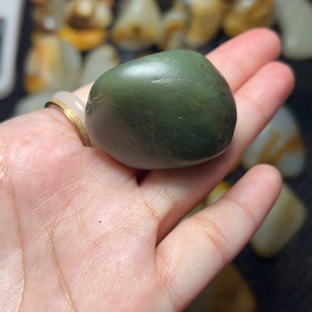 和田玉未镶嵌挂件28