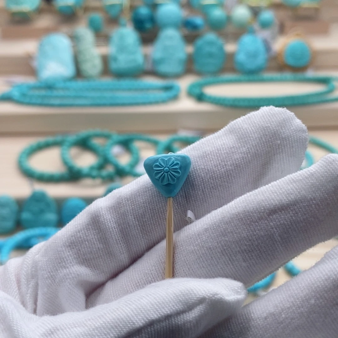 绿松石珠宝奇石未镶嵌