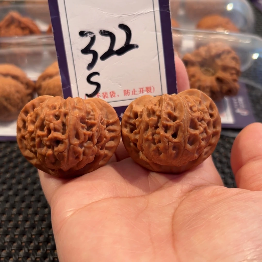 文玩核桃把件322号宫灯43全品