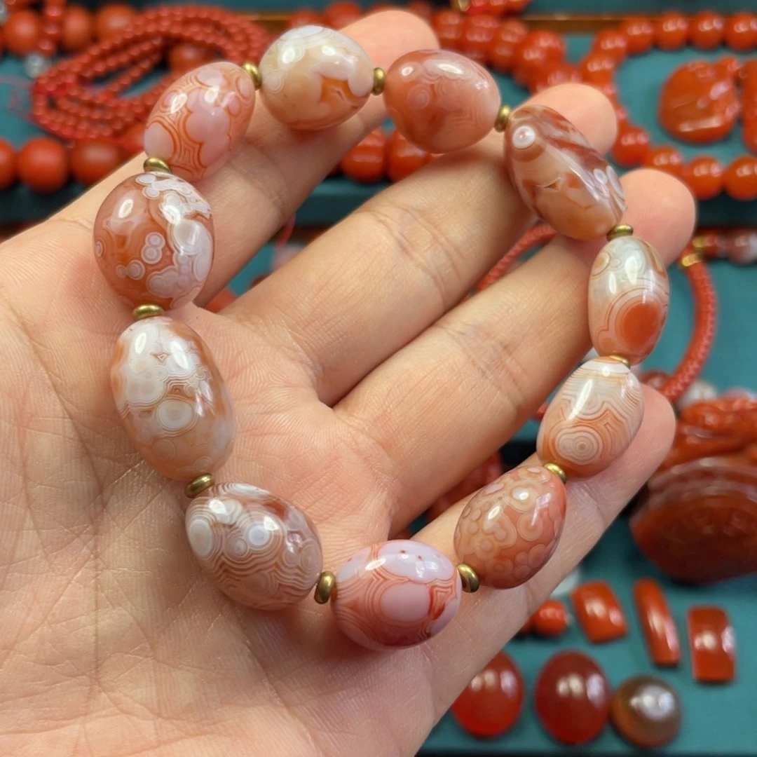 南红玛瑙串未镶嵌18mm