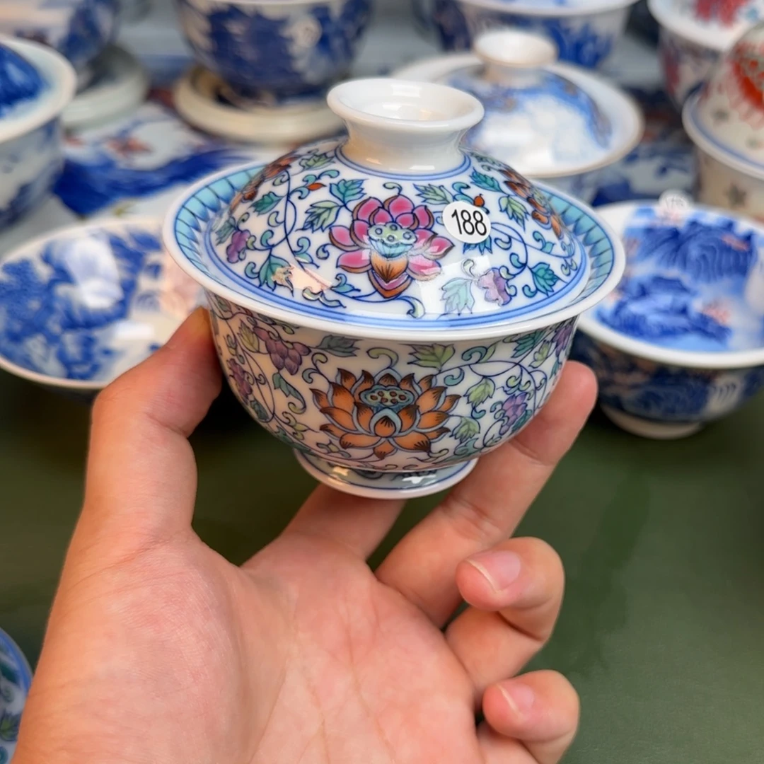 彦祖纯手工手绘茶具188