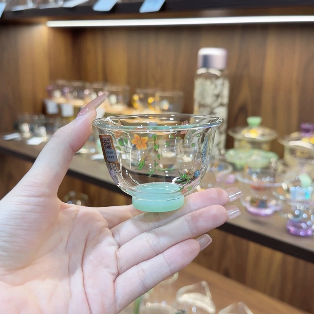 禾器蝶恋花灵杯浅玉色。