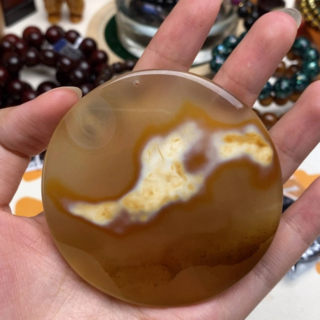 玛瑙/玉髓颈饰合金