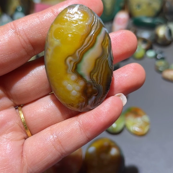 未镶嵌玛瑙/玉髓珠宝奇石用****3