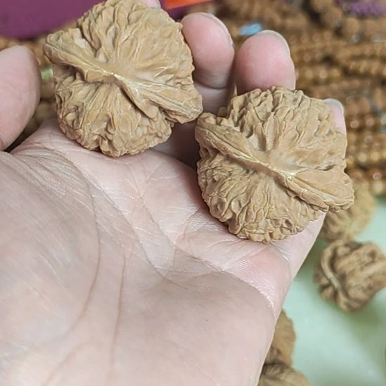 把件文玩核桃46左右瑕疵练手宫灯配对如图新手福利