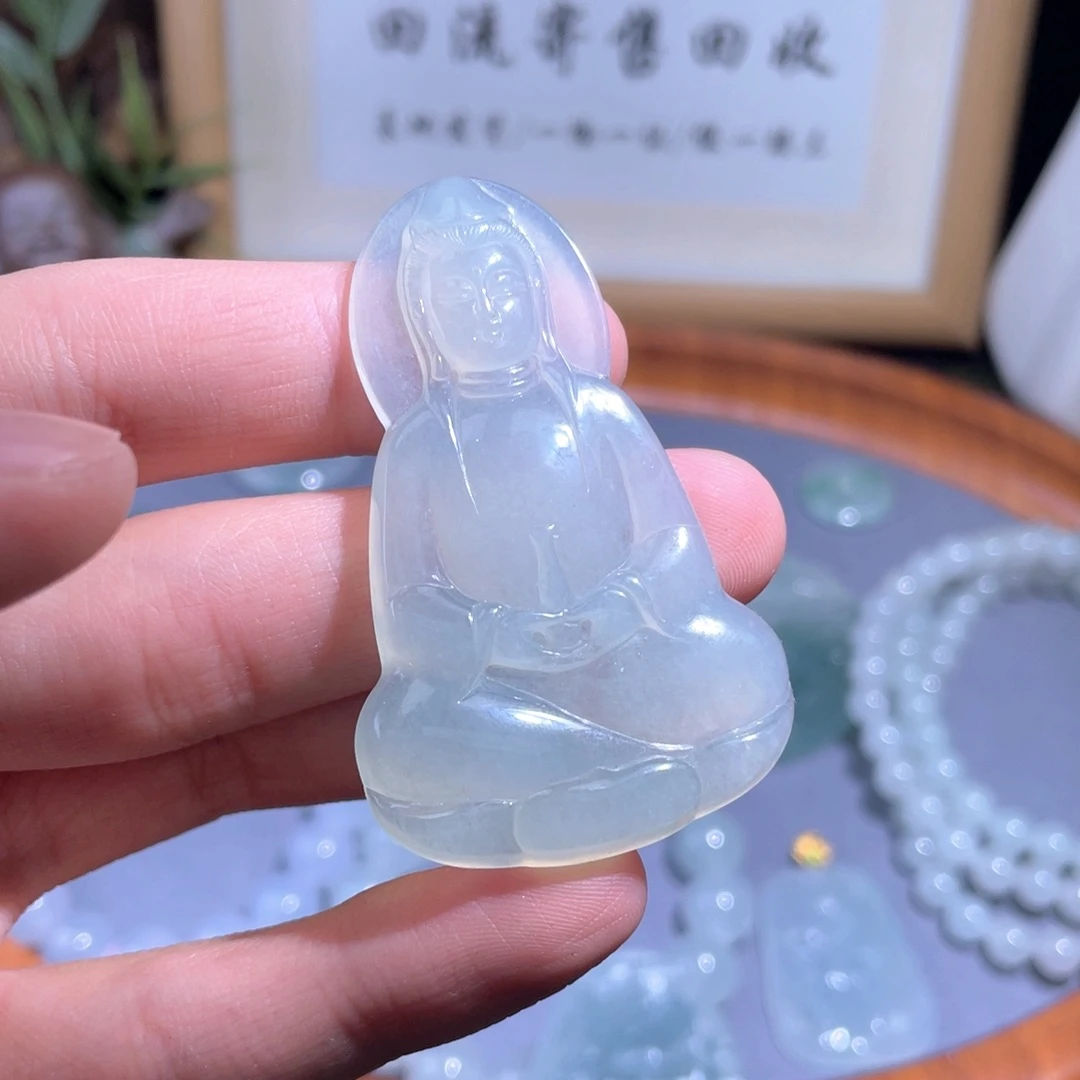 翡翠未镶嵌颈饰吊坠