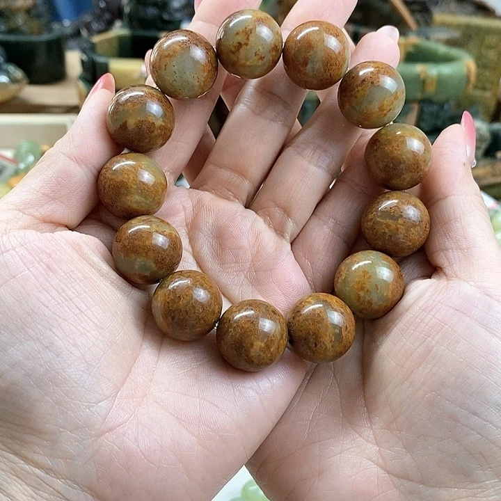 透闪石质玉手链未镶嵌淡*渊