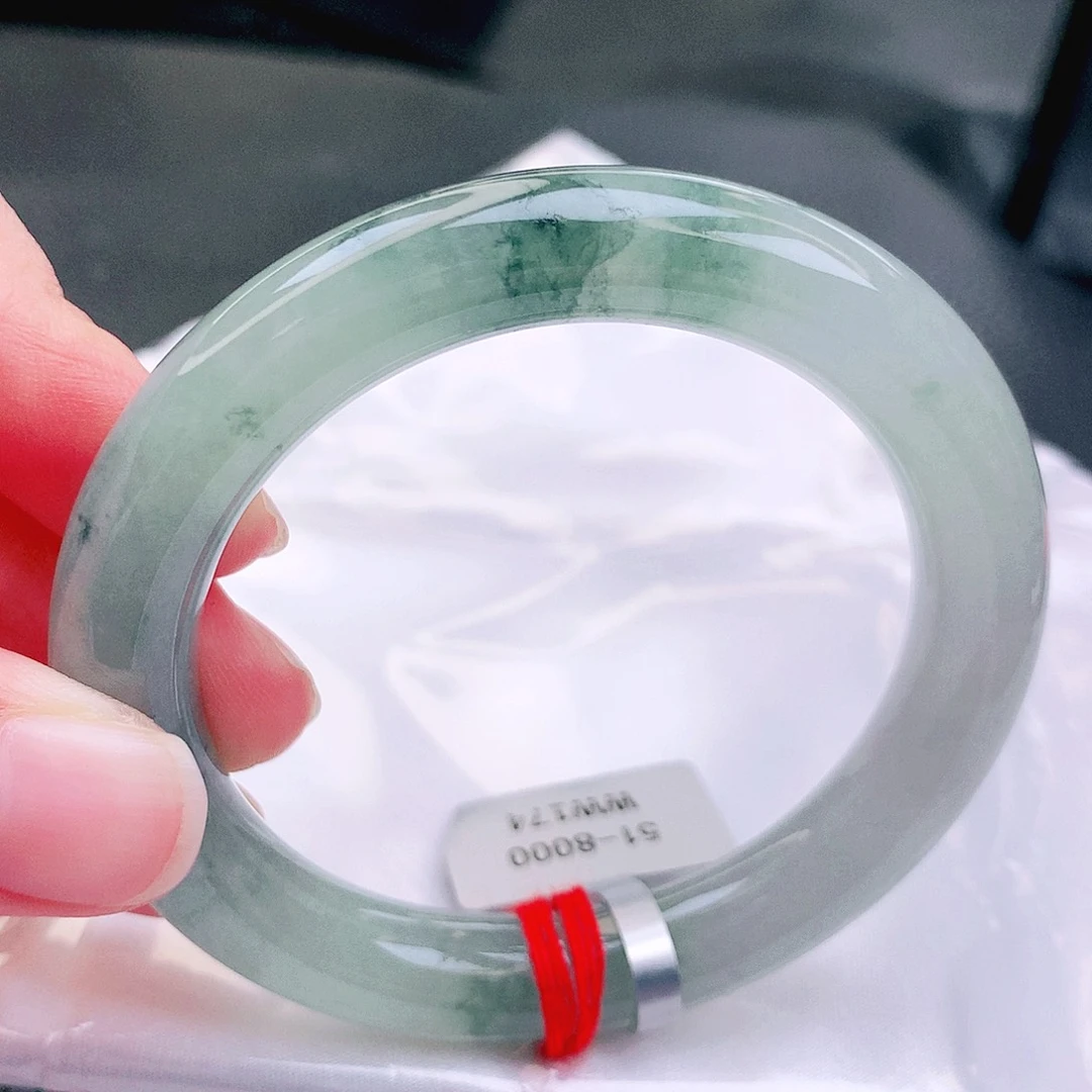 翡翠未镶嵌手镯缅甸天然a货翡翠手镯