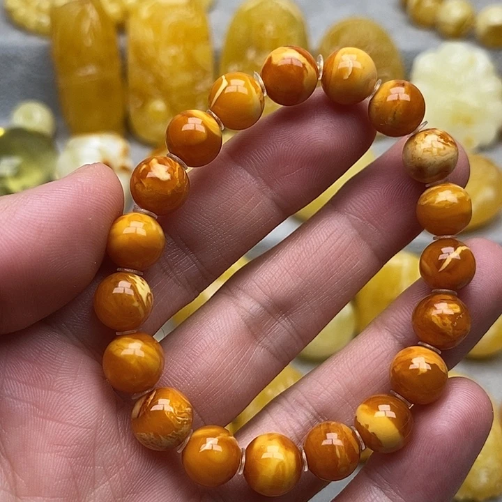 琥珀颈饰未镶嵌琥珀蜜蜡吊坠