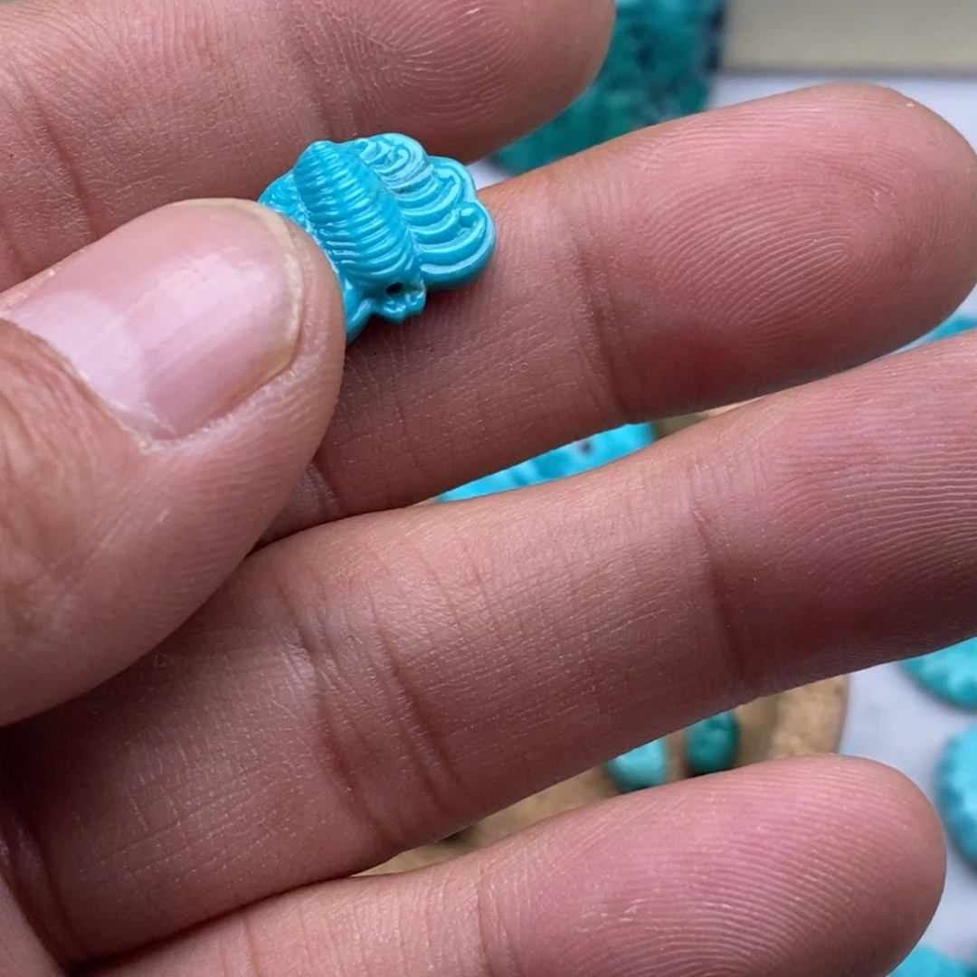 绿松石未镶嵌珠宝半成品