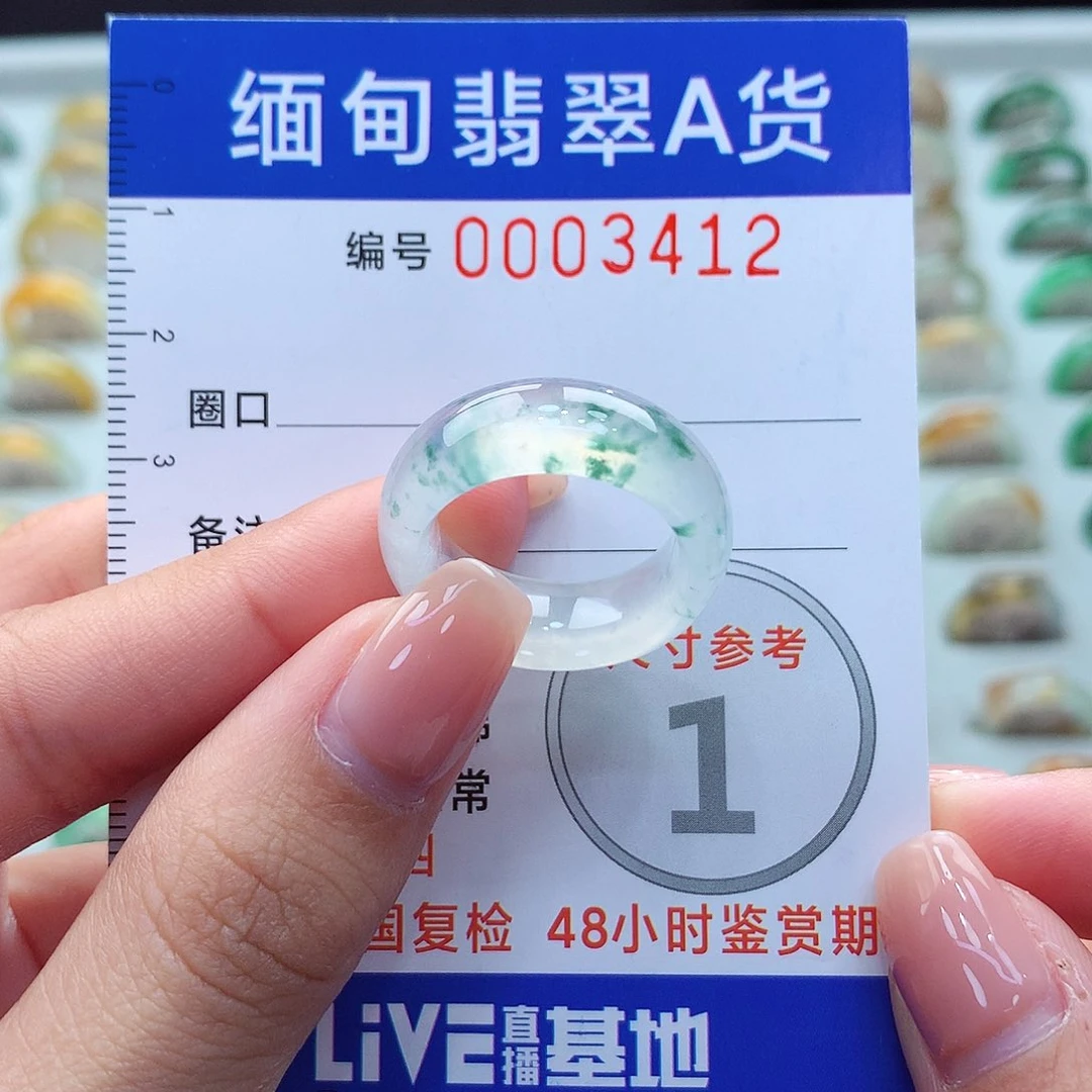 未镶嵌戒指翡翠12号