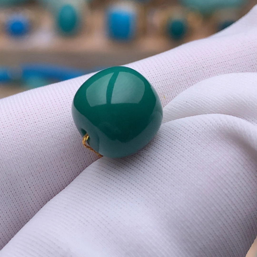 绿松石未镶嵌珠宝奇石9.5mm
