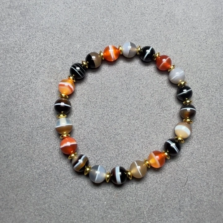 玛瑙/玉髓未镶嵌手链