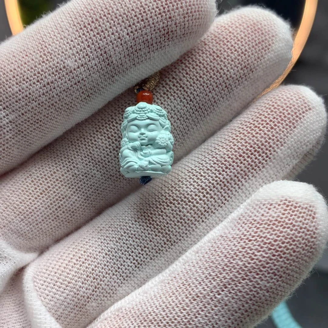 绿松石挂件未镶嵌