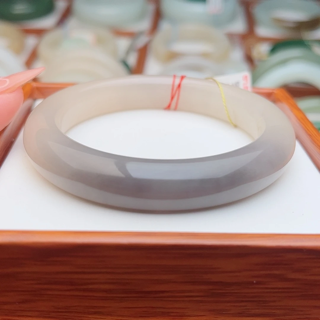 和田玉未镶嵌手镯57.3