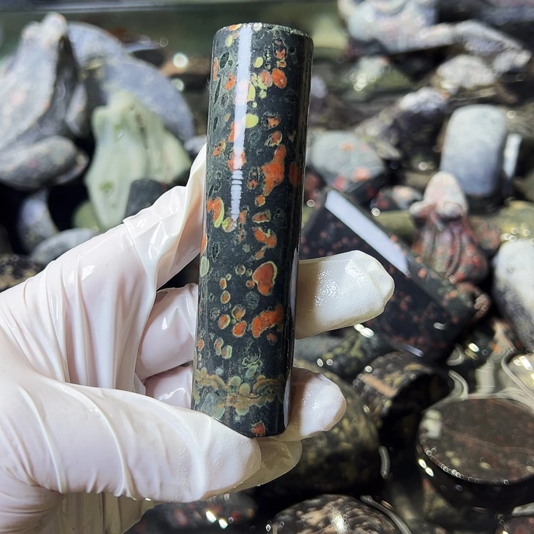 花***言梅花玉鱼缸石茶周边不退不换