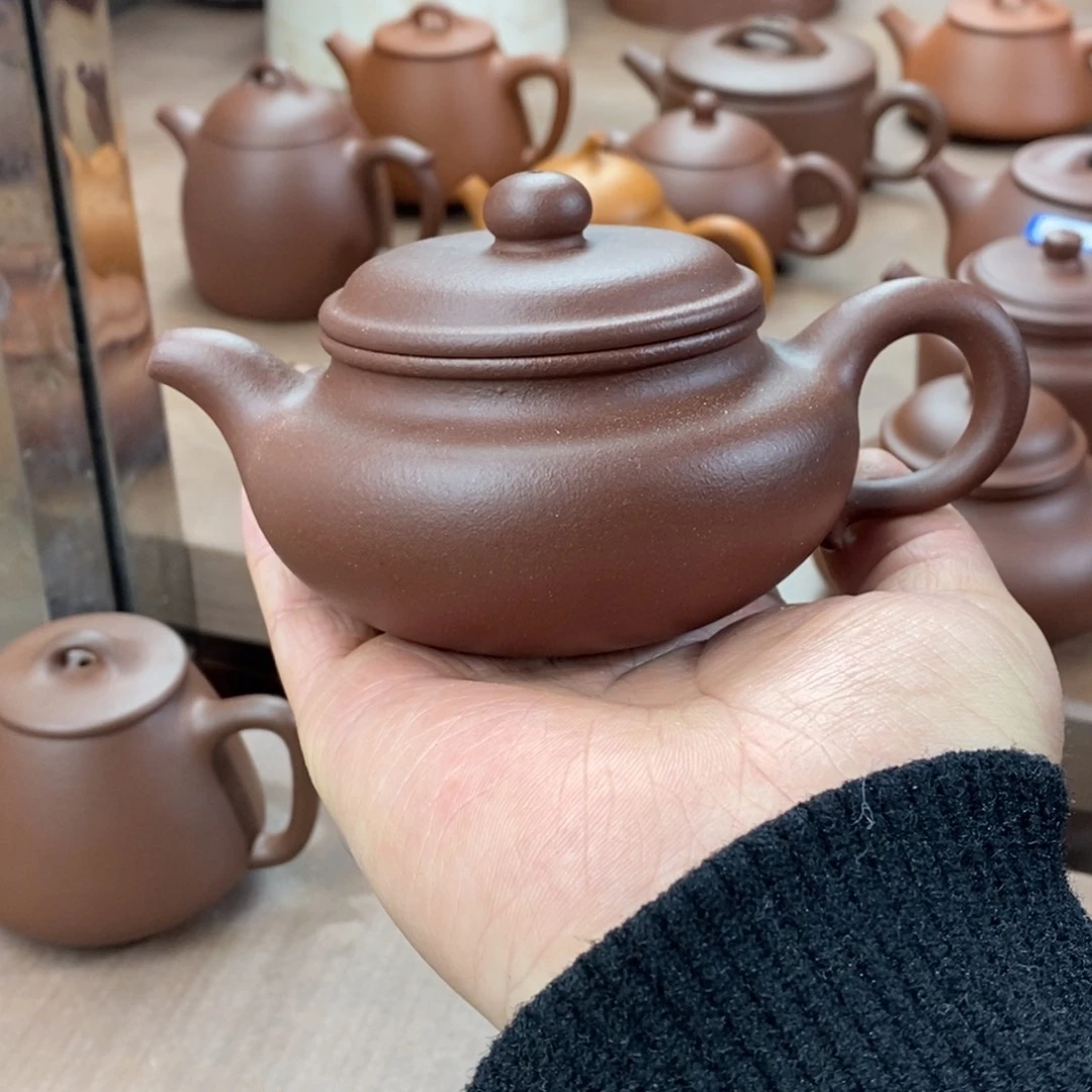 紫砂茶壶愿****君紫砂壶仿古