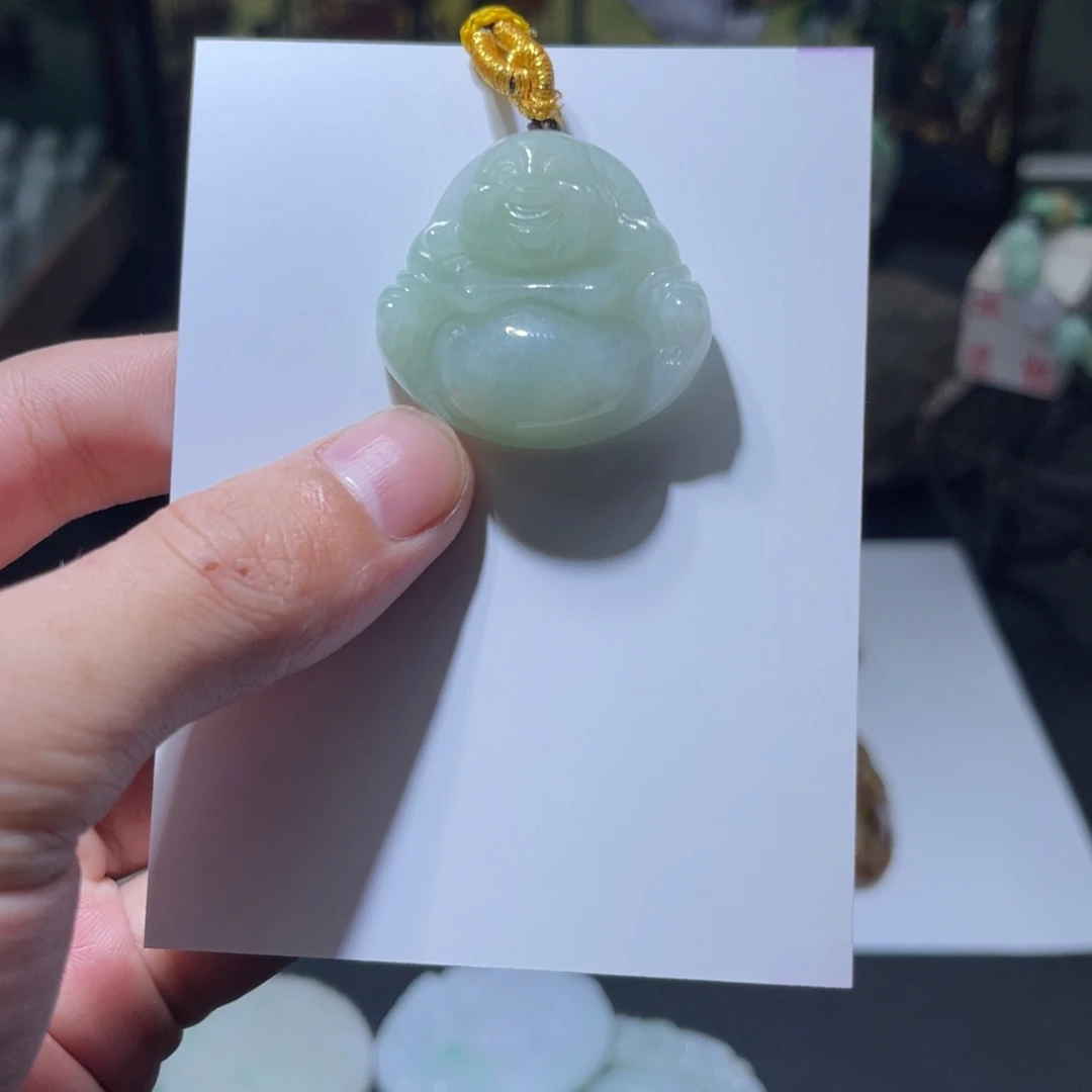 翡翠挂件未镶嵌佛公