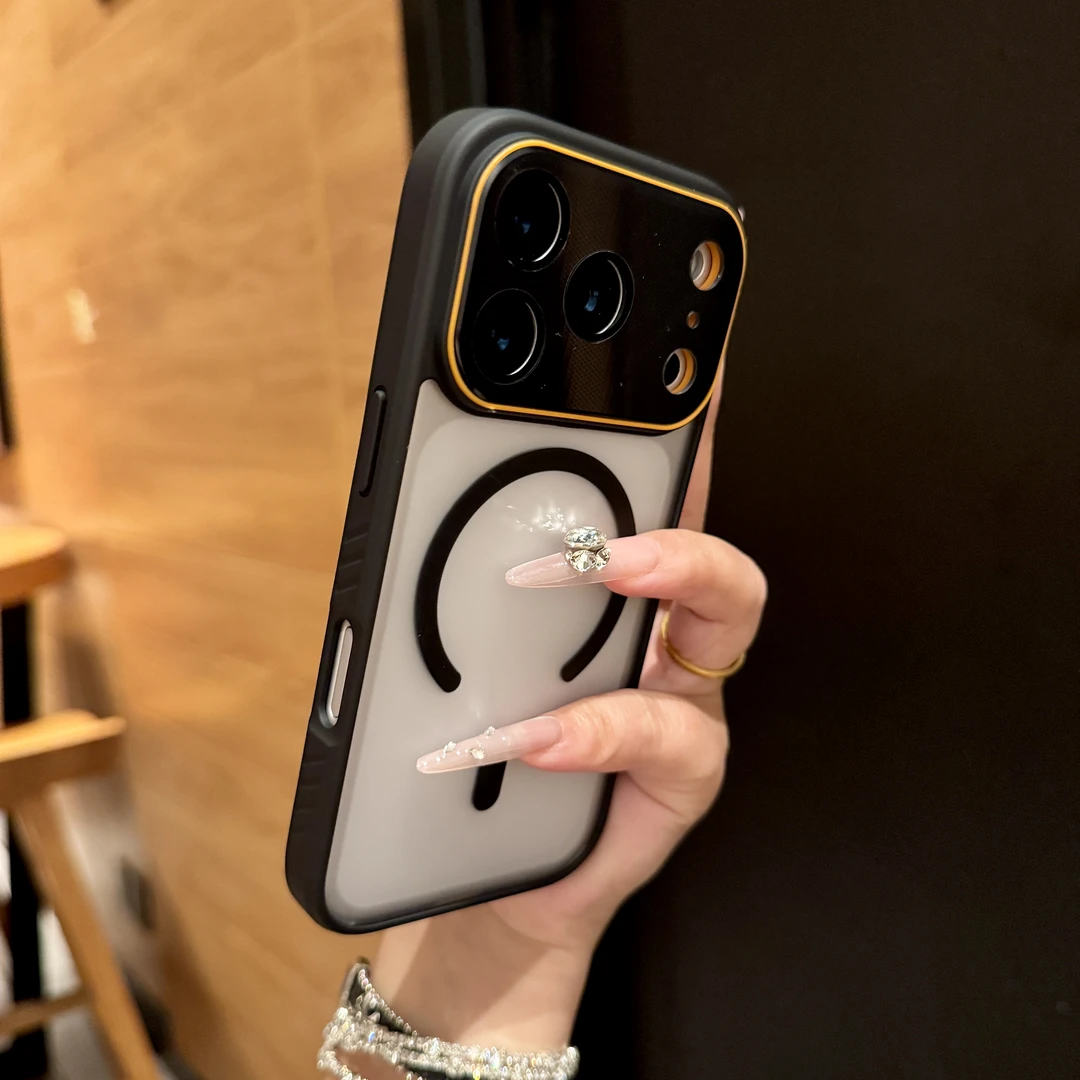 网红全包潮牌适用苹果17手机壳新款苹果16promax磁吸15简约14防摔