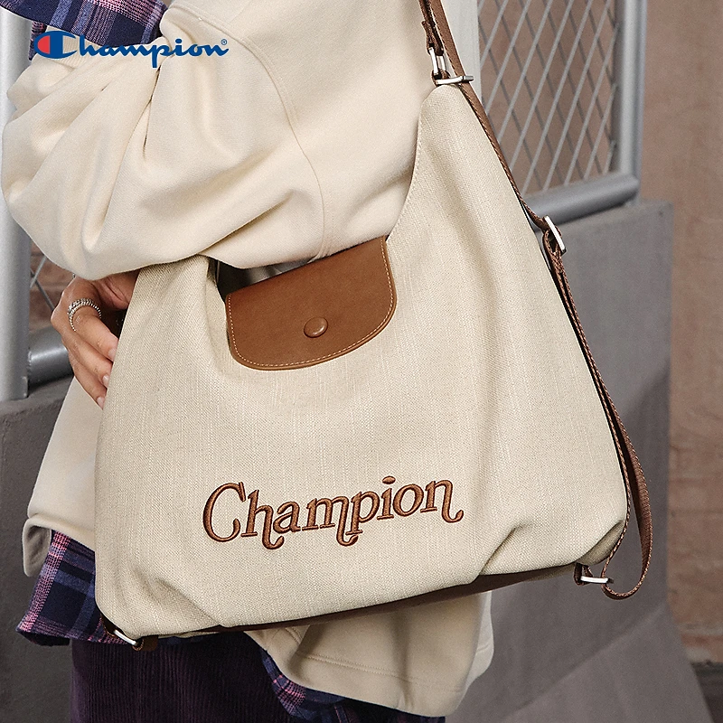 Champion休闲通勤包2025冬季新款时尚百搭单肩包简约潮流女士包包