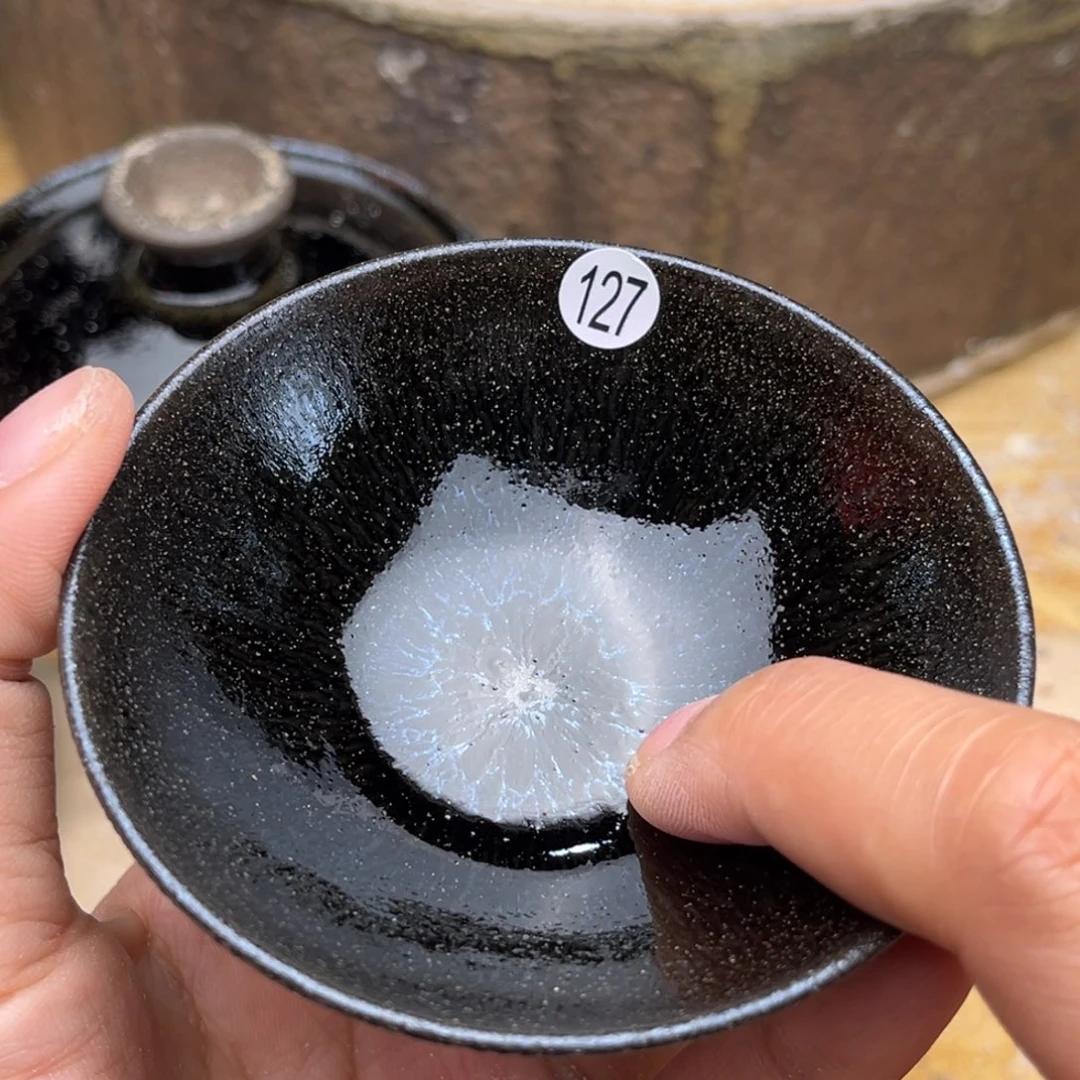 茶盏义兴龙窑坚持真柴烧微瑕