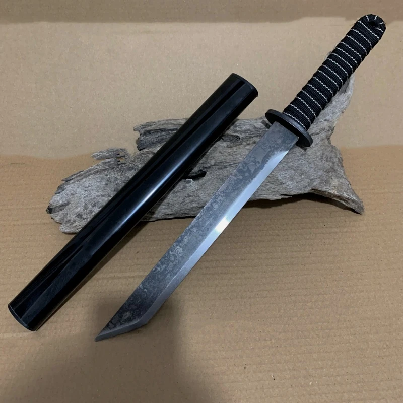 龙泉刀唐横刀一体刀户外刀车载刀防身刀轨道钢刀剑冷兵器刀未开刃