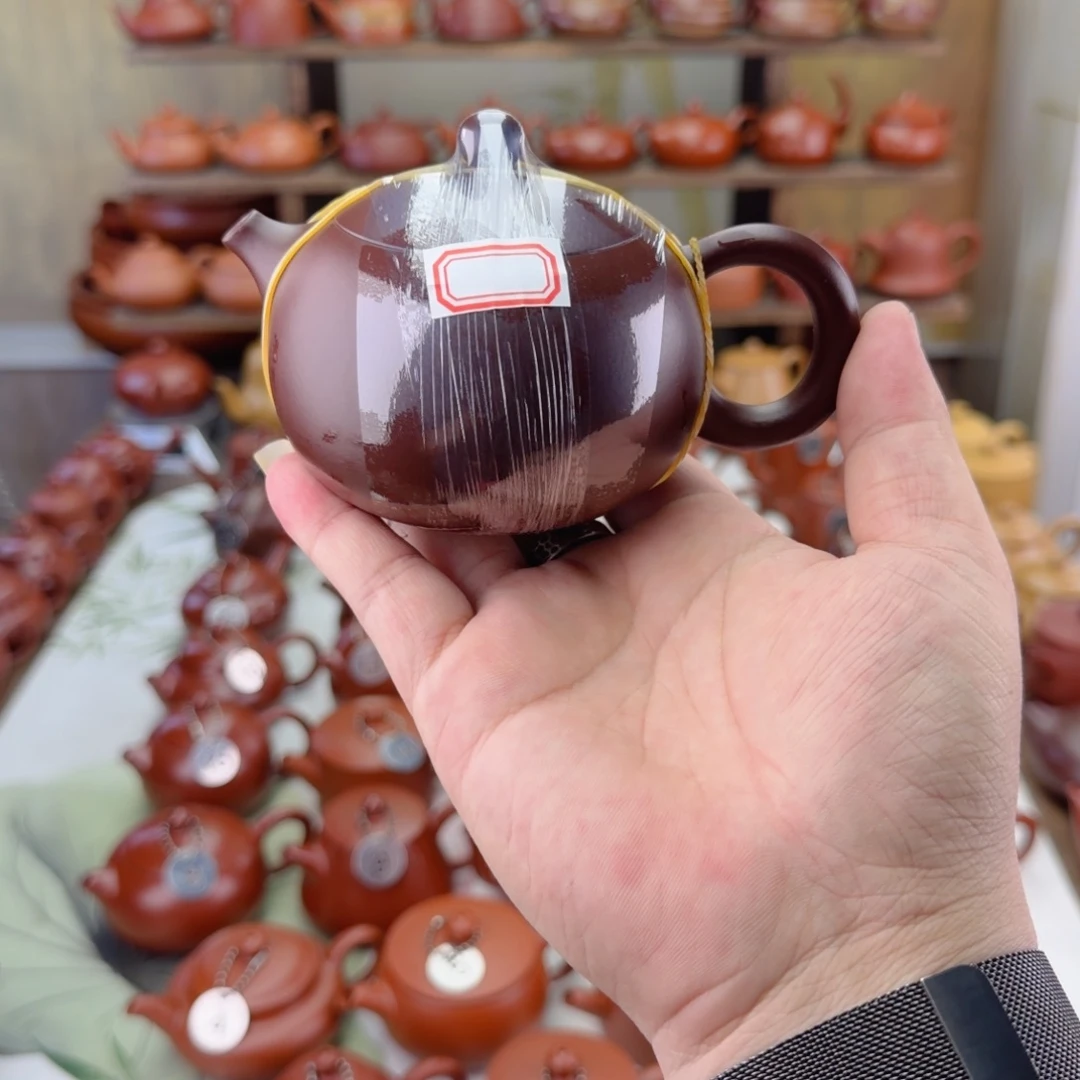 茶壶紫砂200cc紫泥内嵌西施壶