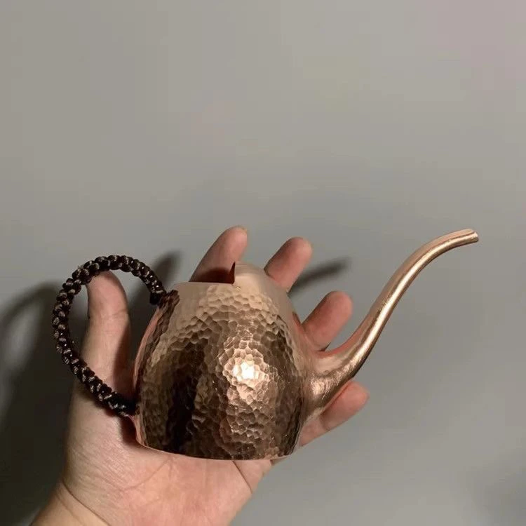 紫铜浇水壶，鸟笼加水，多肉浇水，天津韩记制作