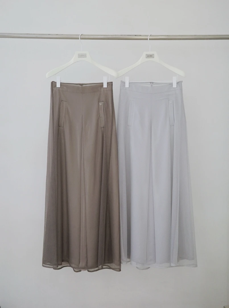 假两件设计网纱裙裤 休闲裤