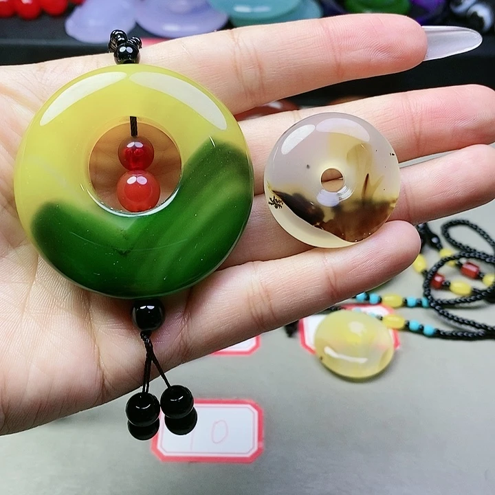 玛瑙/玉髓吊坠(不含链)未镶嵌晶**品