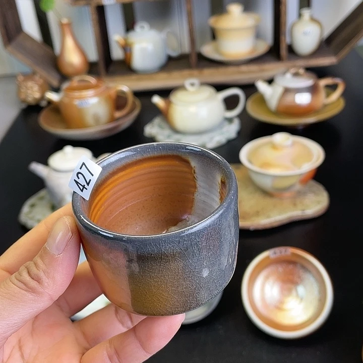 燃薪柴烧茶器主人杯