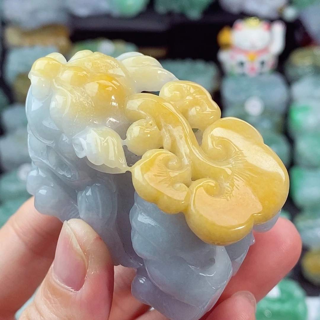 颈饰未镶嵌翡翠天然