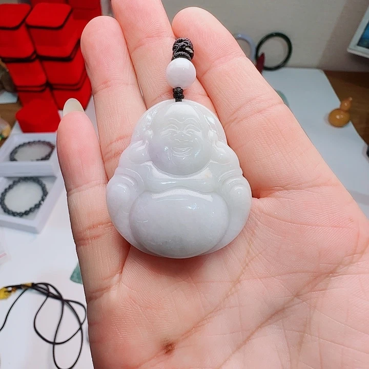 颈饰未镶嵌翡翠佛公
