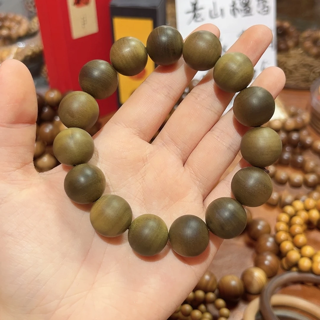 檀香木手串/手链1.6 阴沉 凉意/药材香