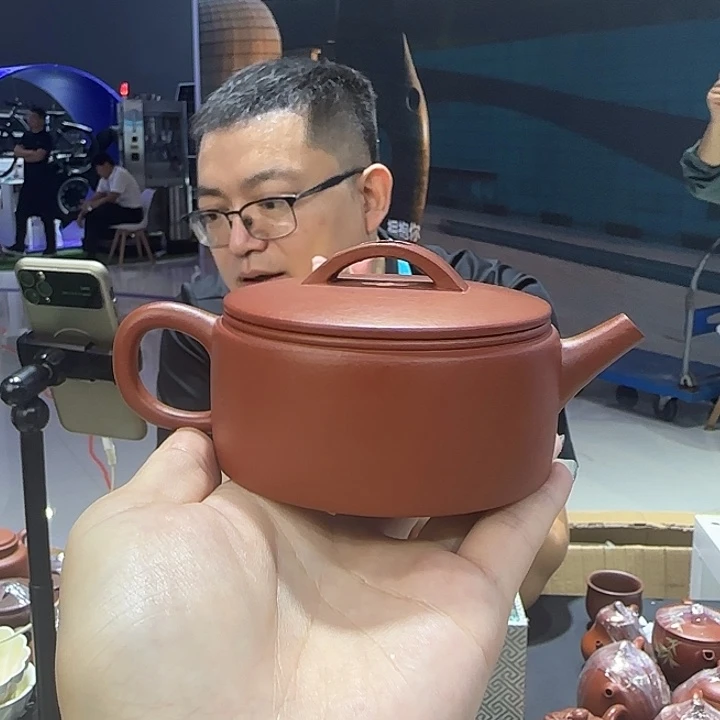 紫砂茶杯朱泥汉瓦 150CC