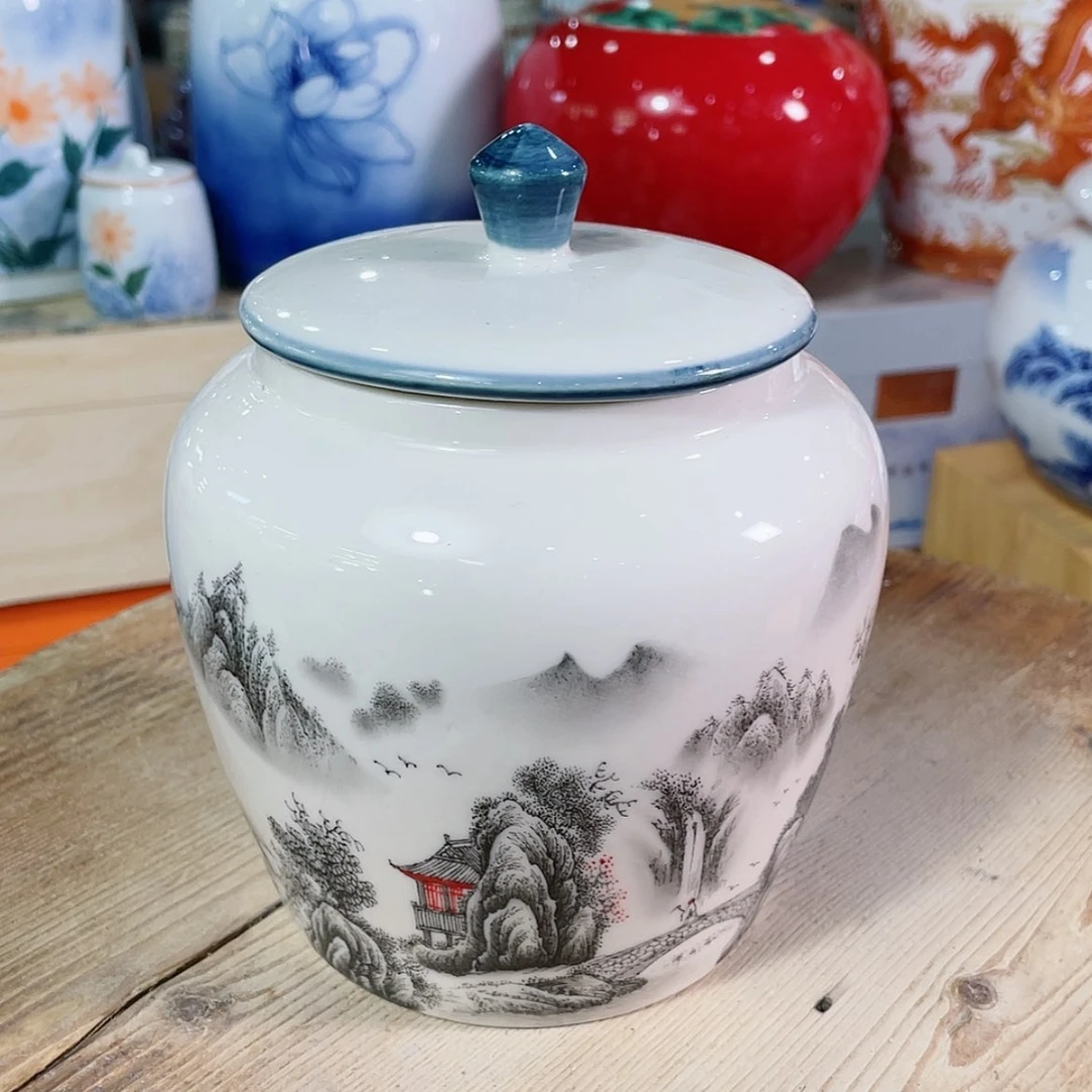 【闪购商品】罐陶瓷茶叶罐密封罐