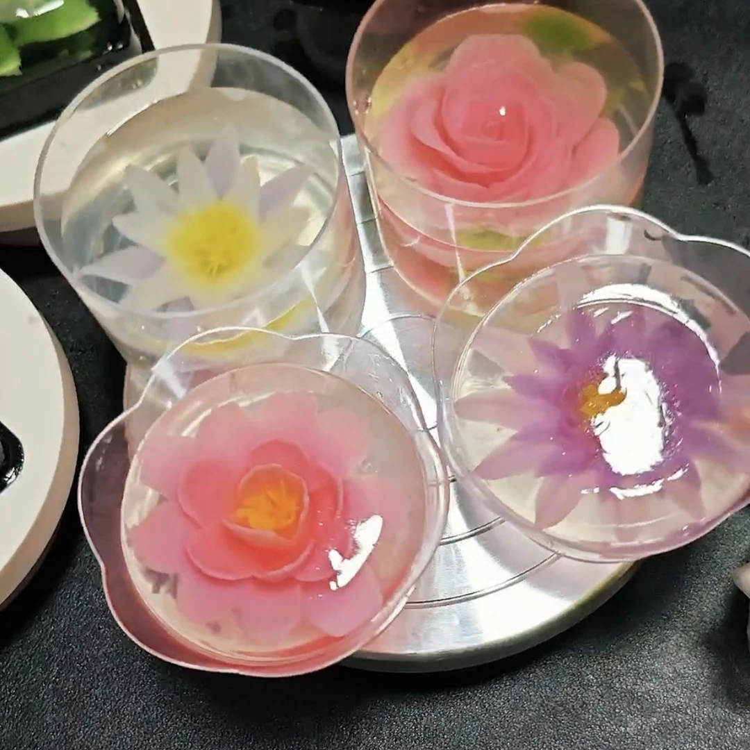 果冻花课程和花样摆摊果冻课程
