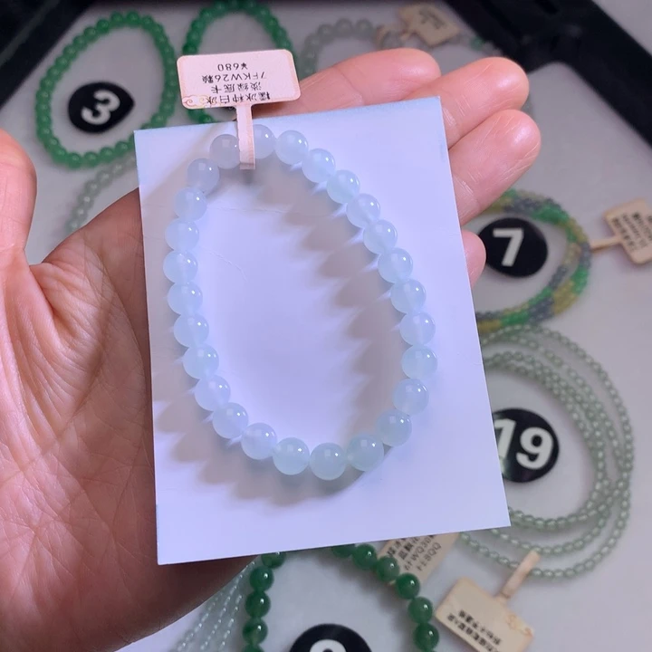 未镶嵌手链翡翠卡7