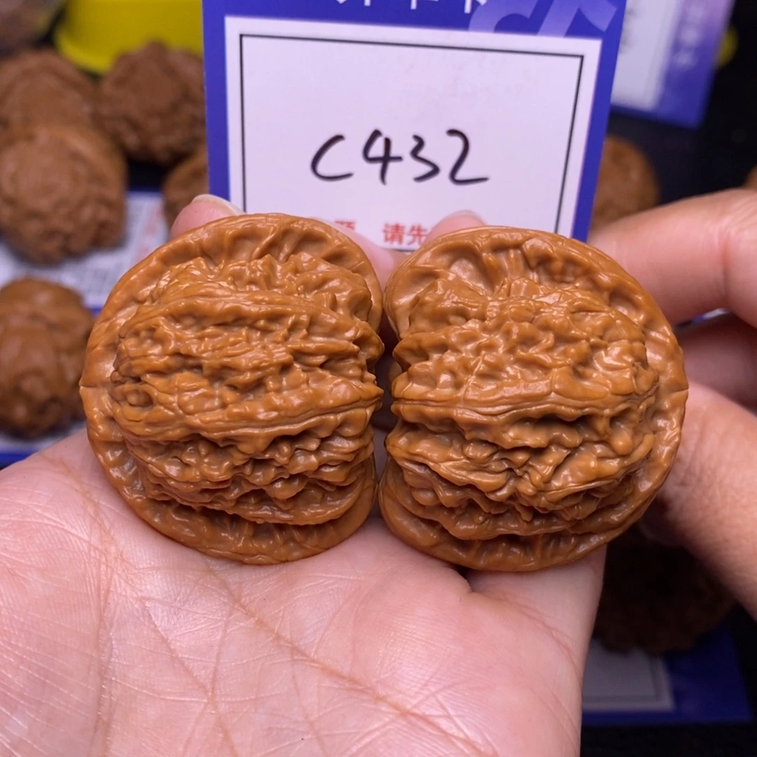 把件文玩核桃40全品白狮子c432