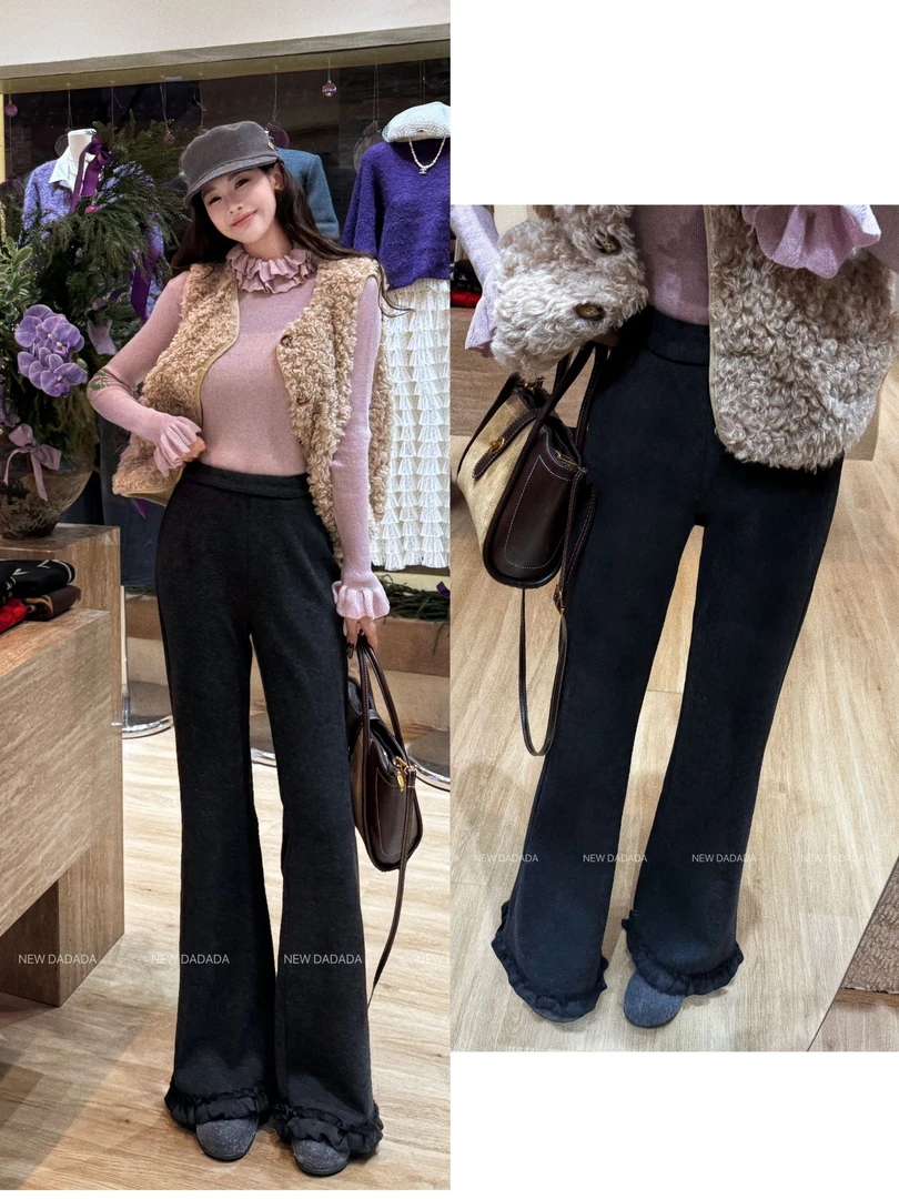 利达 NEW DADADA【光华内敛】时尚休闲设计感休闲裤子YDM3605