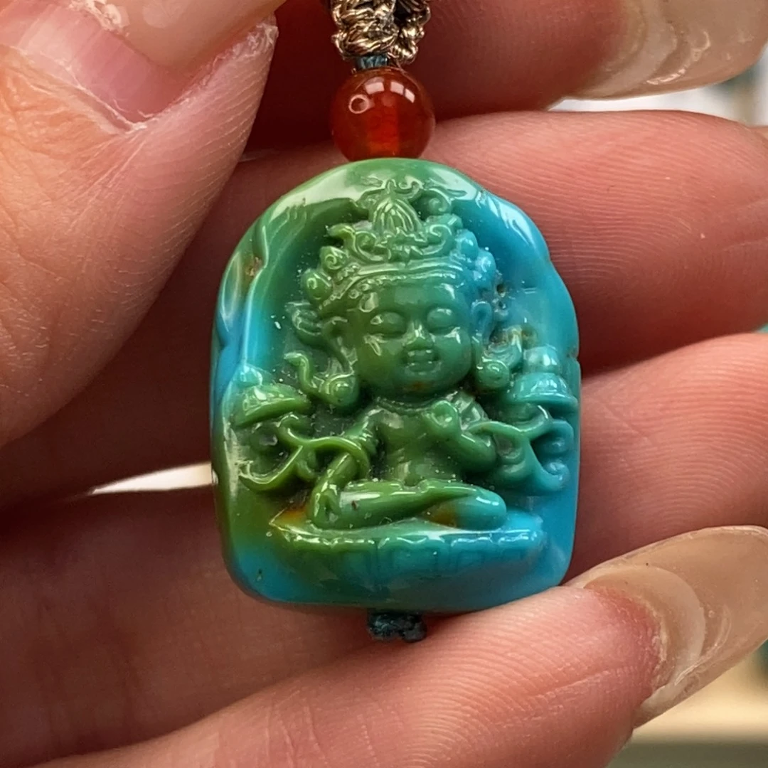 未镶嵌绿松石挂件